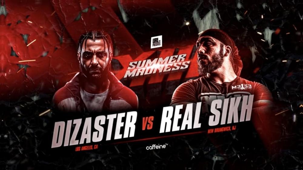 Album cover art for "Dizaster vs. Real Sikh" by URLtv & Real Sikh & Dizaster