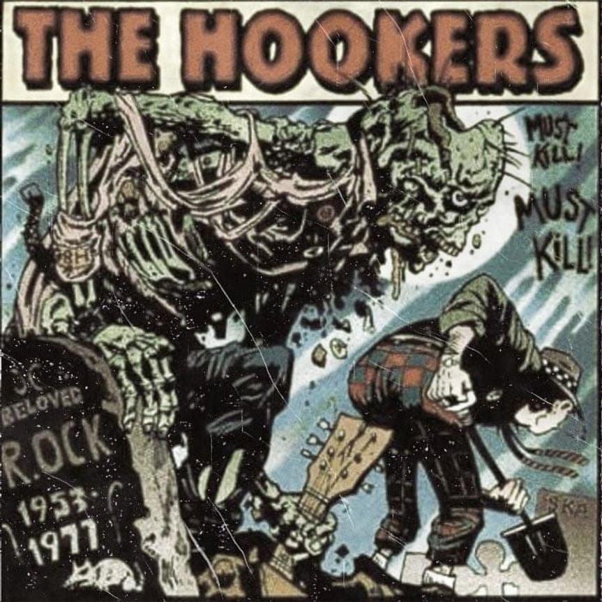 Album cover art for "The Legend of Black Thunder" by The Hookers