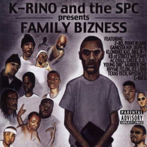 Album cover art for "Heat Branga" by K-Rino