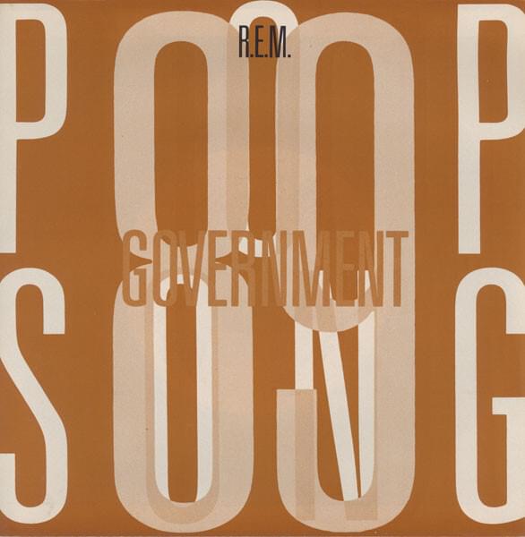Album cover art for "Pop Song 89" by R.E.M.