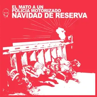 Album cover art for "El Héroe de la Navidad" by El Mató a un Policía Motorizado