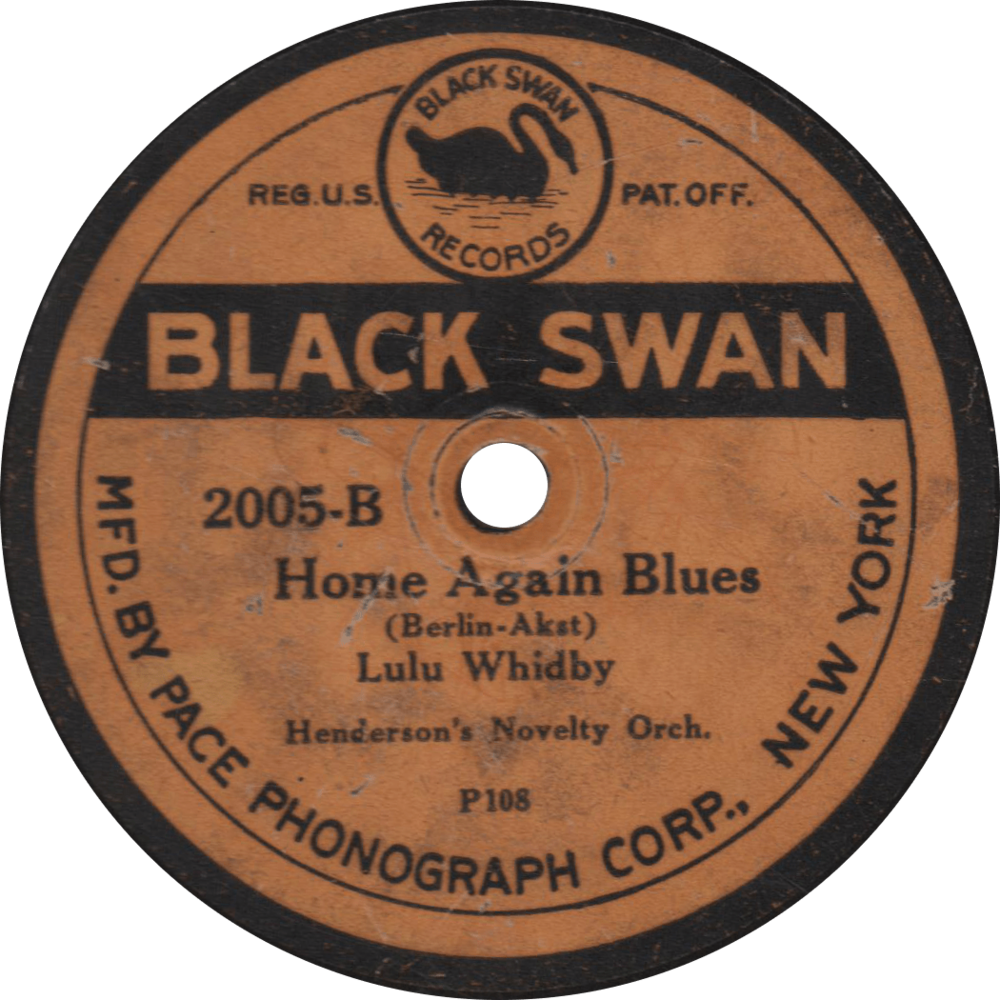 Album cover art for "Home Again Blues" by Lulu Whidby