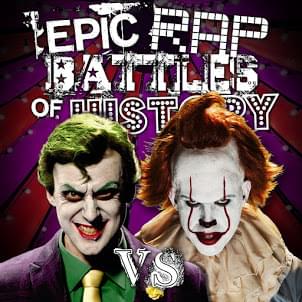 Album cover art for "The Joker vs. Pennywise" by Epic Rap Battles of History & EpicLLOYD & Nice Peter
