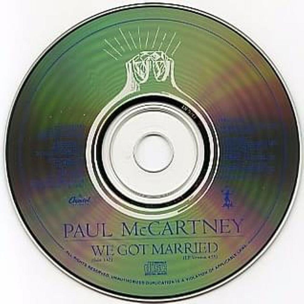 Album cover art for "We Got Married" by Paul McCartney