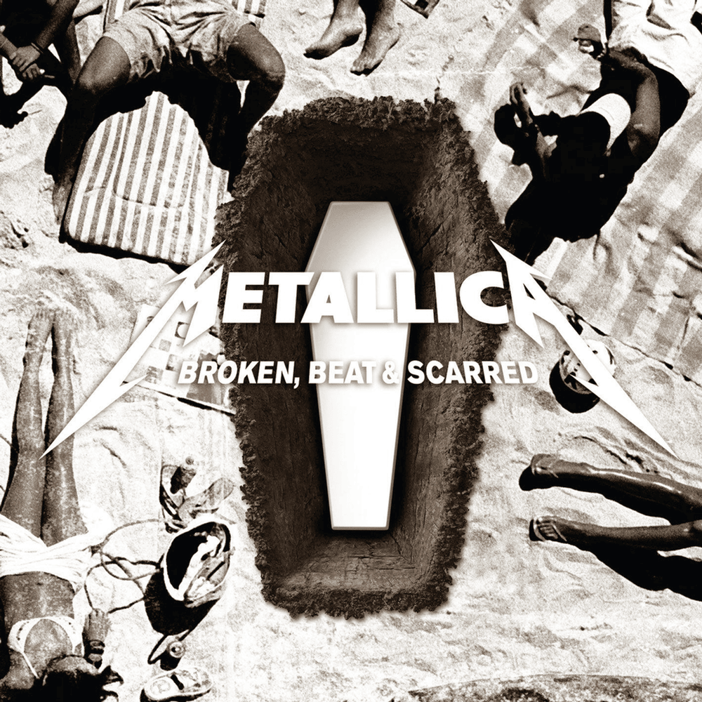 Album cover art for "Broken, Beat & Scarred" by Metallica