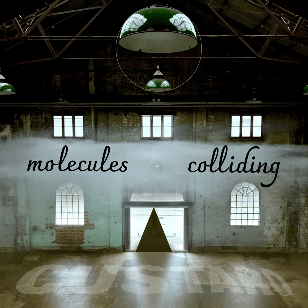 Album cover art for "Molecules Colliding" by Custard