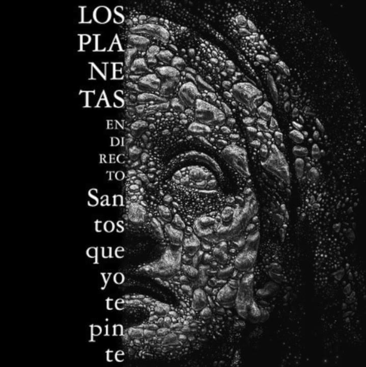 Album cover art for "Santos Que Yo Te Pinte" by Los Planetas