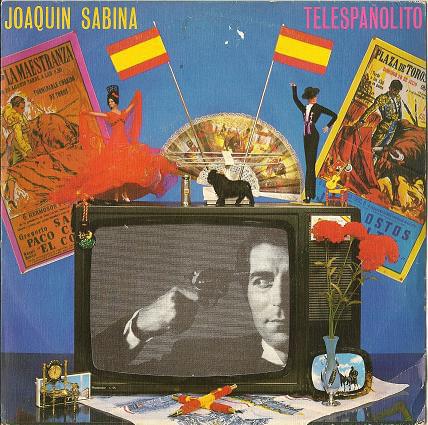 Album cover art for "Telespañolito" by Joaquín Sabina