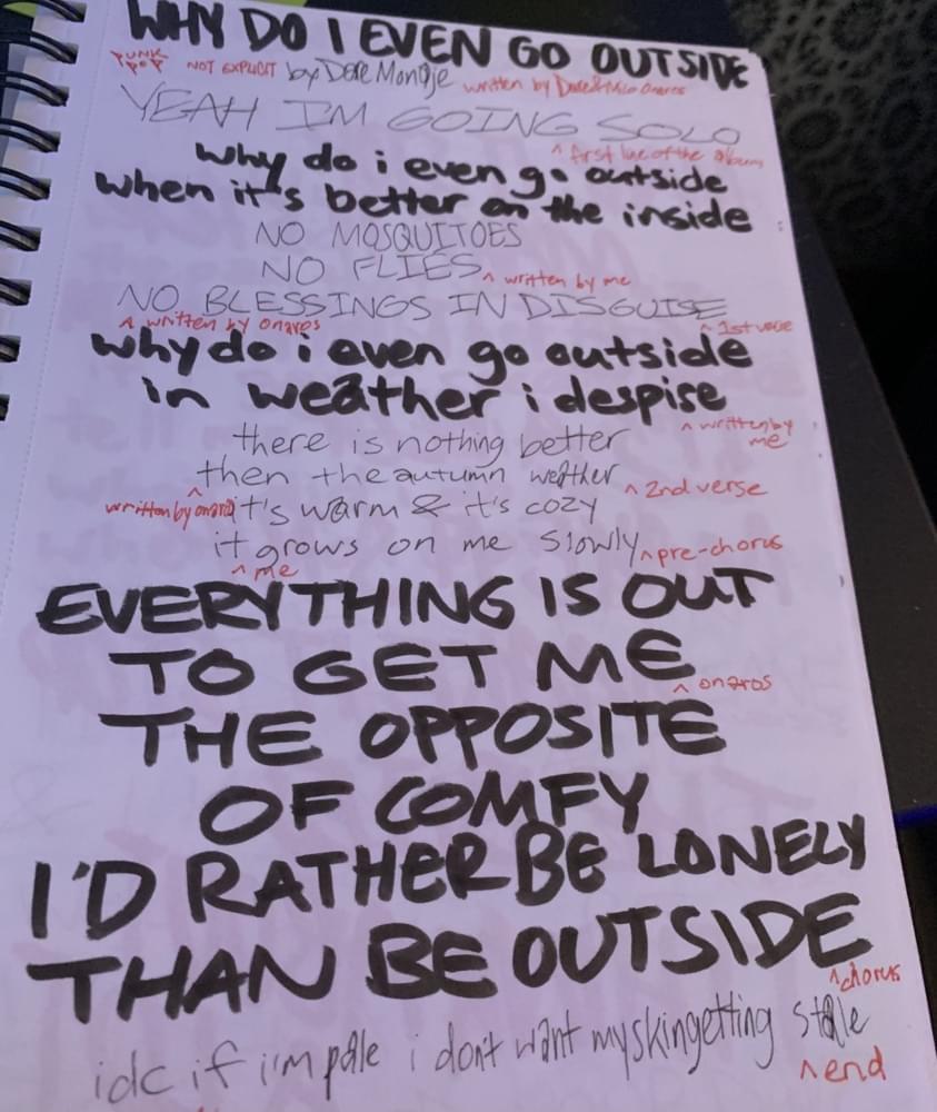 Album cover art for "WHY DO I EVEN GO OUTSIDE (2021)" by ​chicagoland