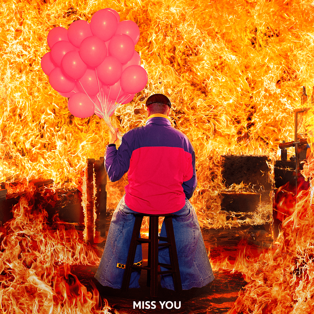 Album cover art for "Miss You (Sped Up Version)" by Oliver Tree
