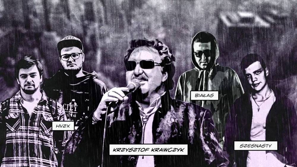 Album cover art for "Chciałem być" by Szesnasty & Białas