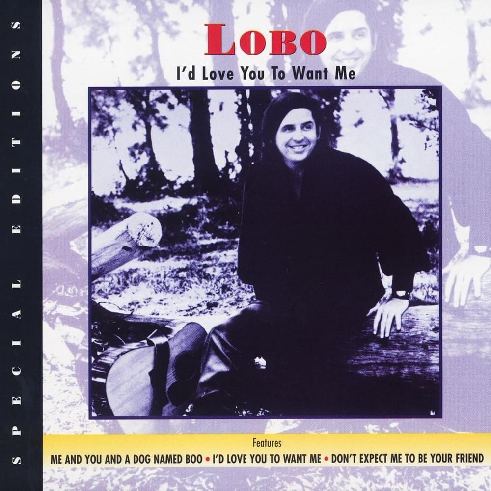 Album cover art for "I’d Love You to Want Me" by Lobo