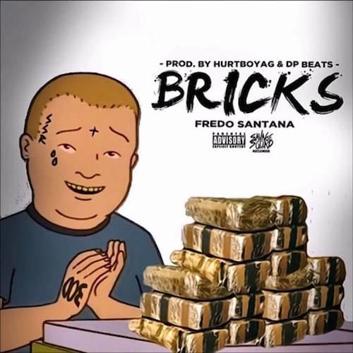 Album cover art for "Bricks" by Fredo Santana