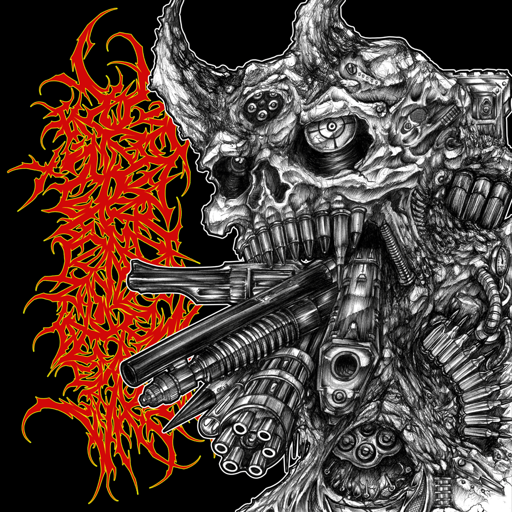 Album cover art for "Plenty Guns" by Freddie Dredd