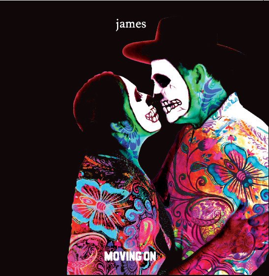 Album cover art for "Moving On" by James