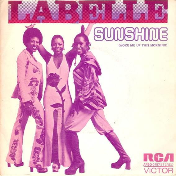 Album cover art for "Sunshine (Woke Me Up This Morning)" by Labelle