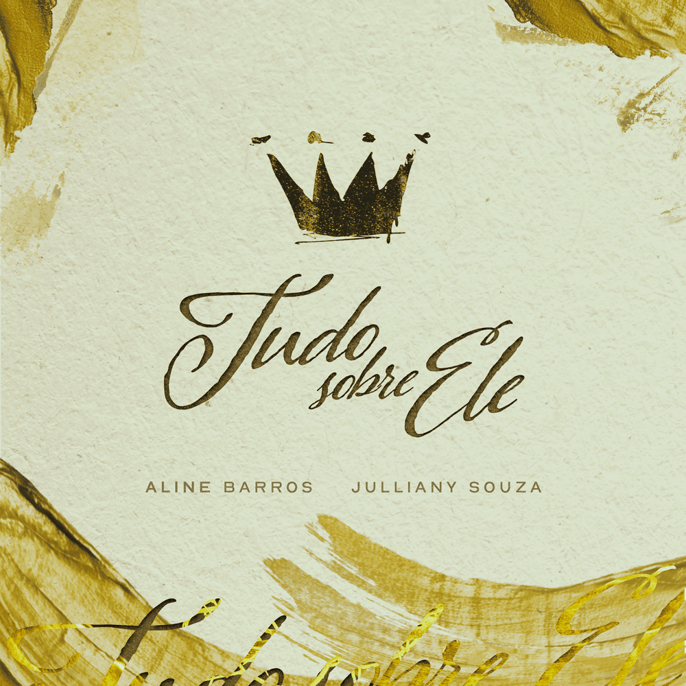 Album cover art for "Tudo Sobre Ele" by Aline Barros