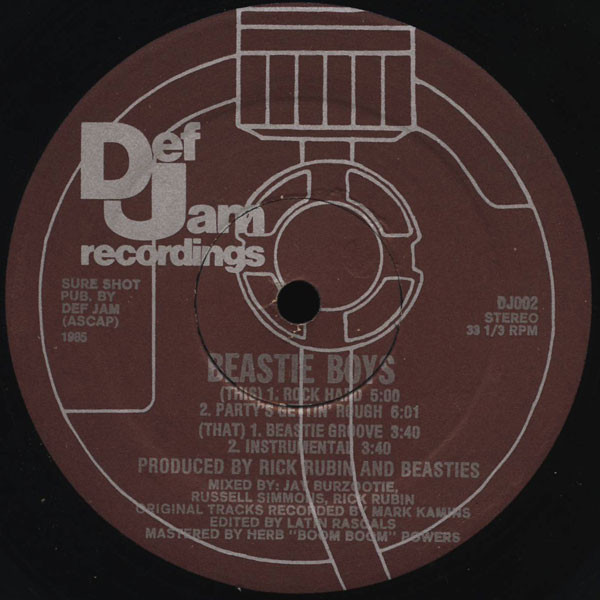 Album cover art for "Party’s Getting Rough" by Beastie Boys