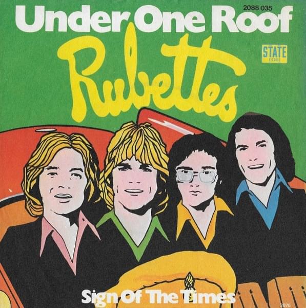 Album cover art for "Under One Roof" by The Rubettes