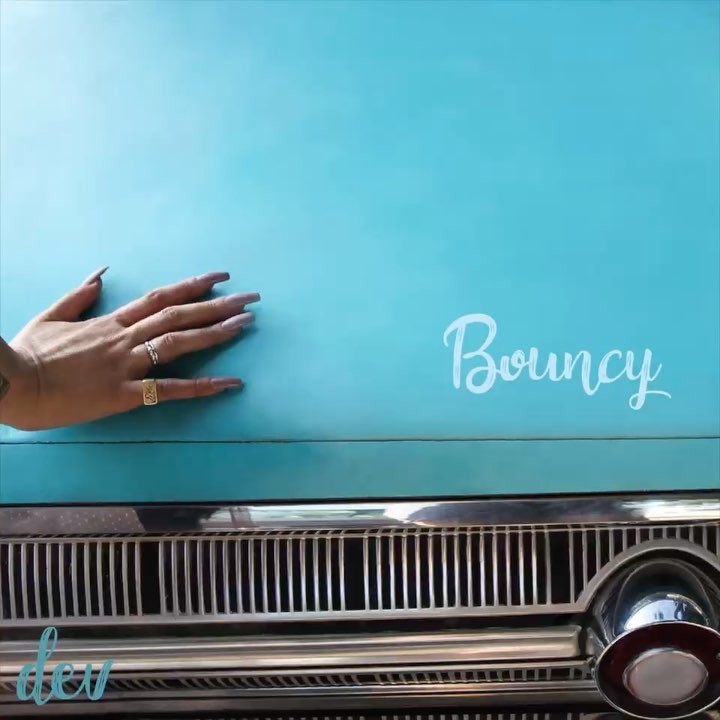 Album cover art for "Bouncy" by Dev