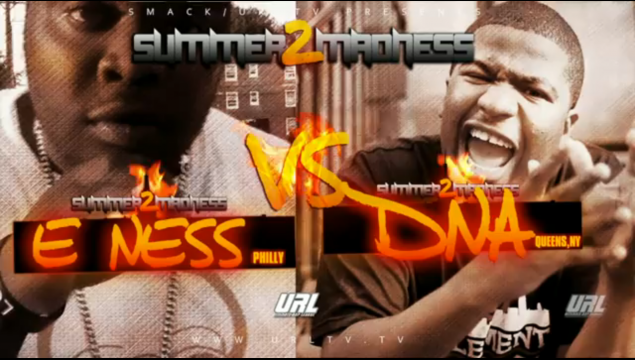 Album cover art for "DNA vs. E. Ness" by URLtv & DNA (Battle Rapper) & E. Ness