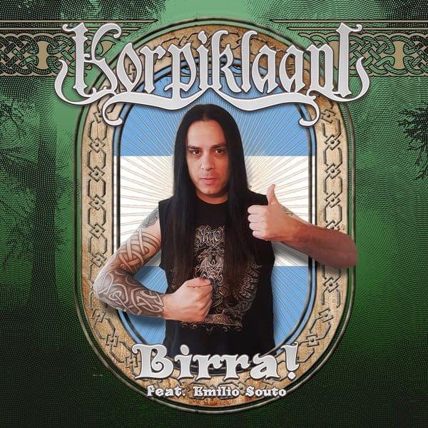 Album cover art for "Birra Birra" by Korpiklaani & Emilio Souto