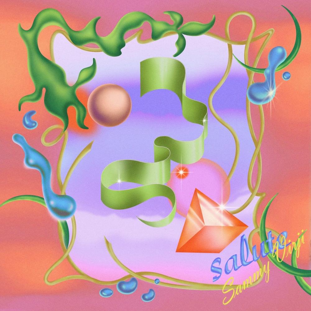 Album cover art for "Peach" by salute