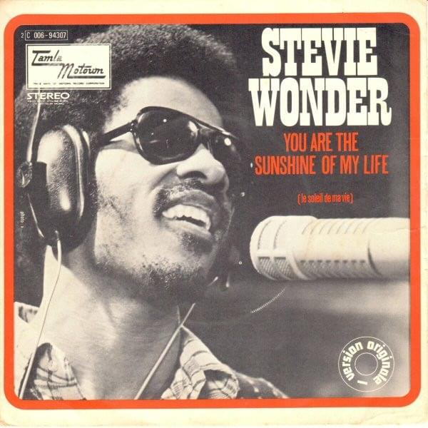 Album cover art for "You Are The Sunshine Of My Life (Single Version)" by Stevie Wonder