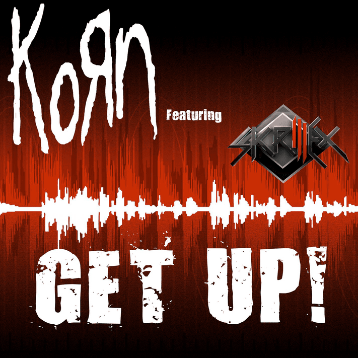Album cover art for "Get Up!" by Korn & Skrillex