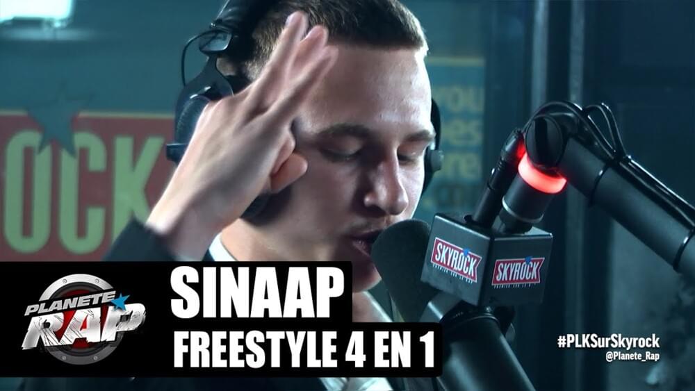 Album cover art for "4 en 1" by Sinap