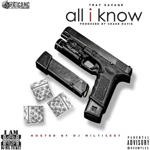 Album cover art for "All I Know" by Tray Savage