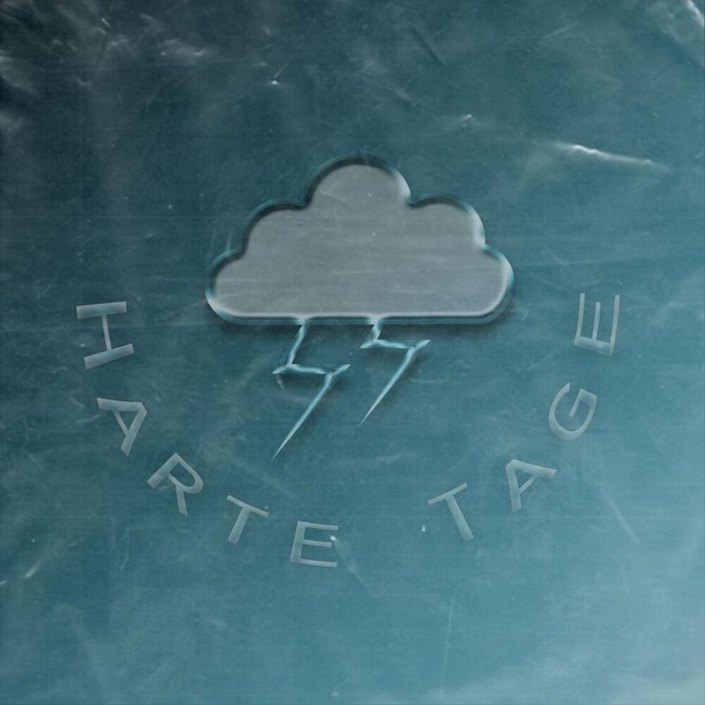 Album cover art for "Harte Tage" by CAZ
