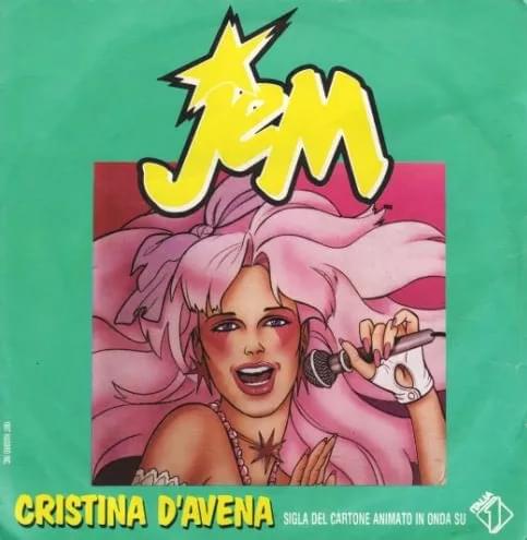 Album cover art for "Jem" by Cristina D’Avena
