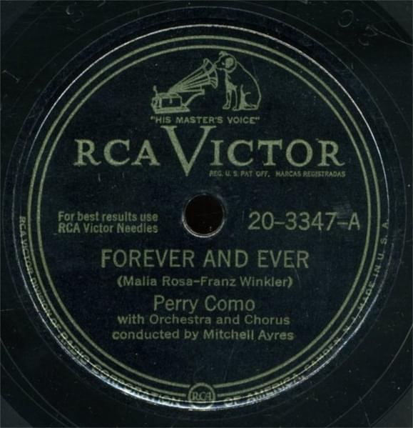 Album cover art for "Forever and Ever" by Perry Como