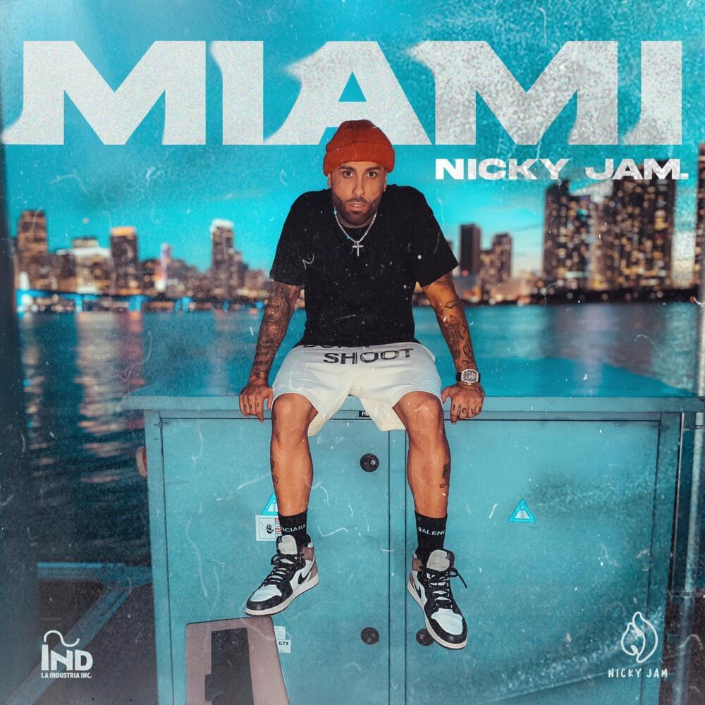 Album cover art for "Miami" by Nicky Jam