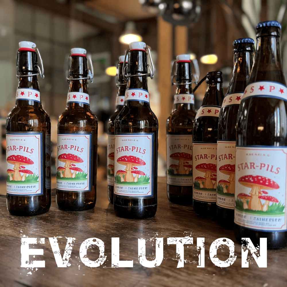 Album cover art for "Evolution" by Knorkator