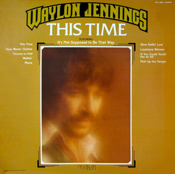 Album cover art for "Mona" by Waylon Jennings