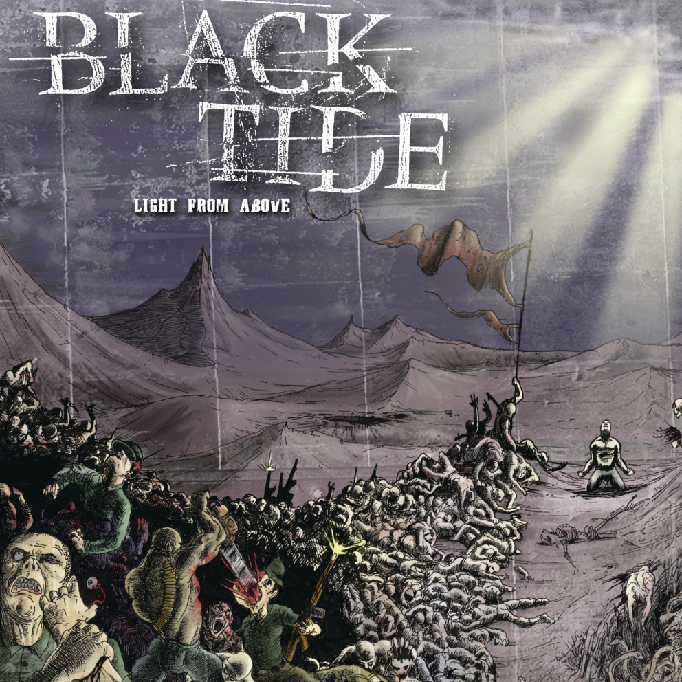 Album cover art for "Warriors of Time" by Black Tide