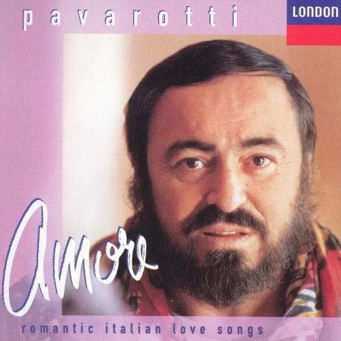 Album cover art for "La Donna E Mobile" by Luciano Pavarotti