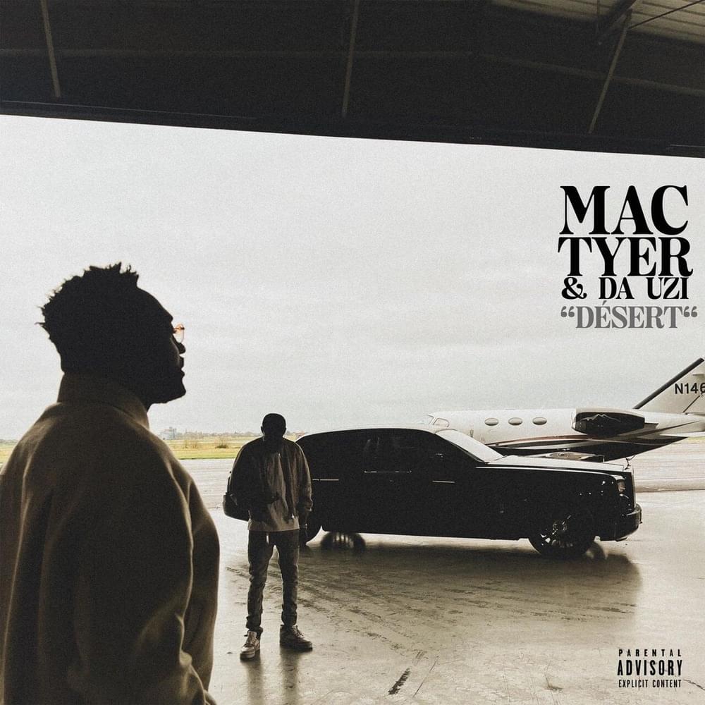 Album cover art for "DÉSERT" by Mac Tyer & DA Uzi