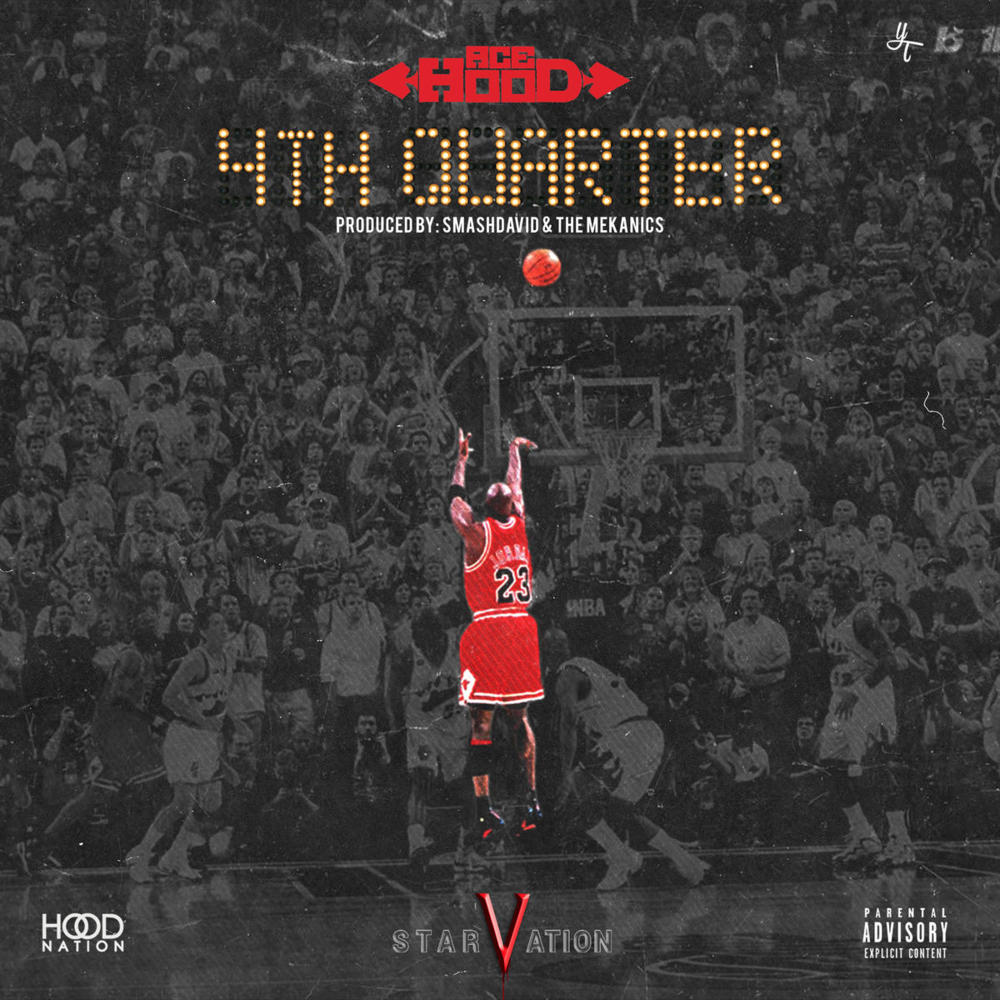 Album cover art for "4th Quarter" by Ace Hood