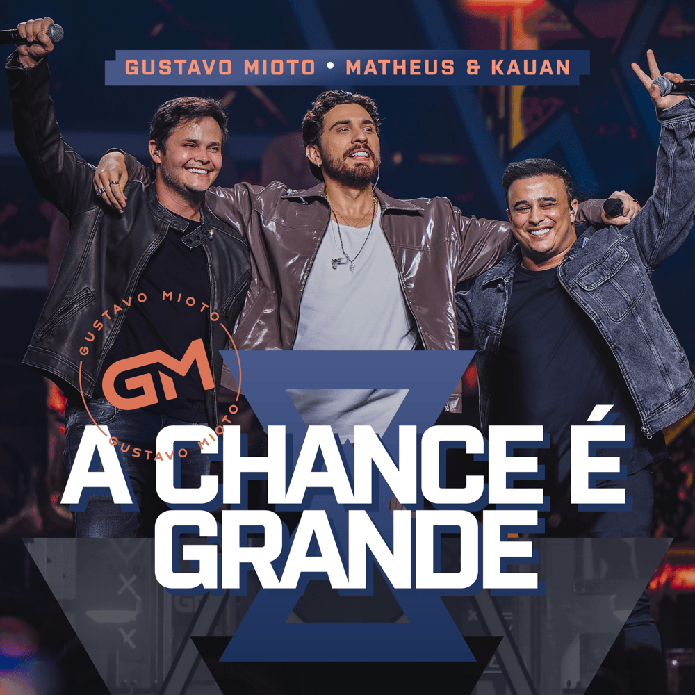 Album cover art for "A Chance É Grande (Ao Vivo)" by Gustavo Mioto