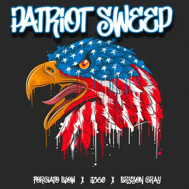 Album cover art for "Patriot Sweep" by J360 & Forgiato Blow & Bryson Gray