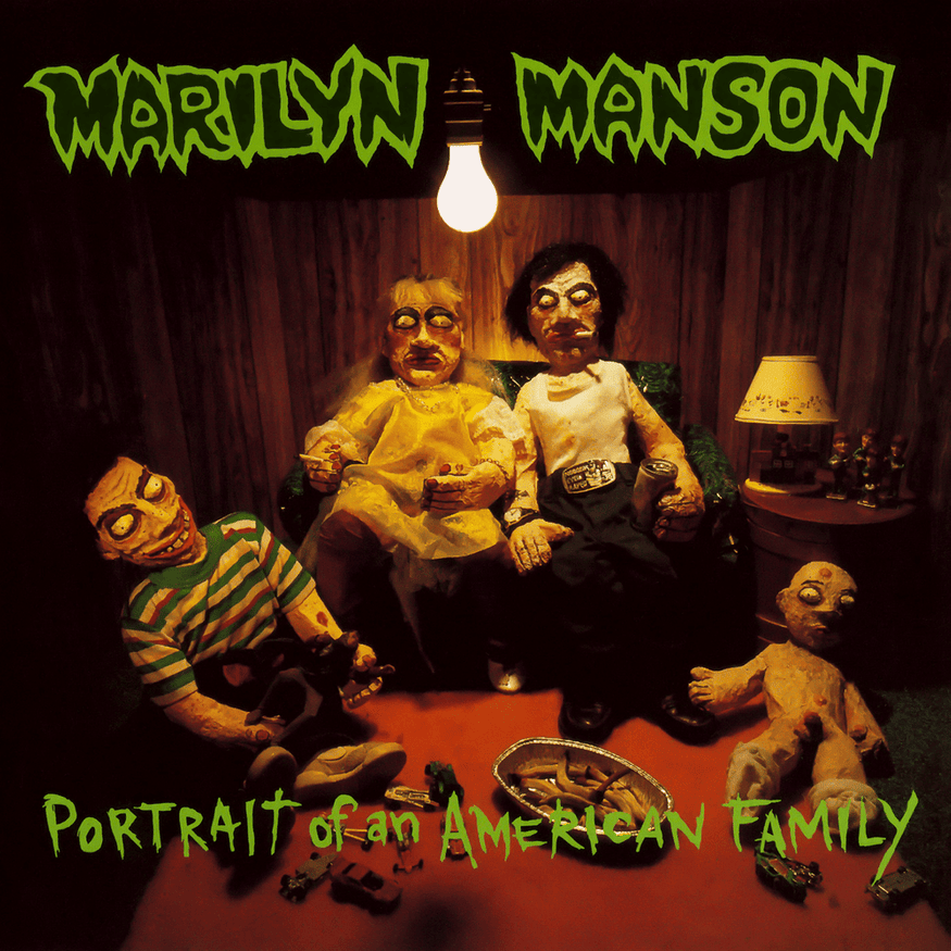 Album cover art for "Wrapped In Plastic" by Marilyn Manson