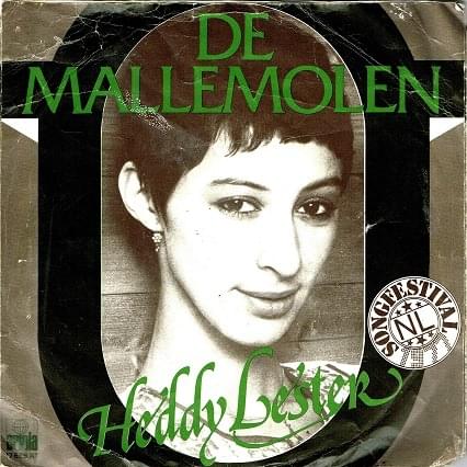 Album cover art for "De mallemolen" by Heddy Lester