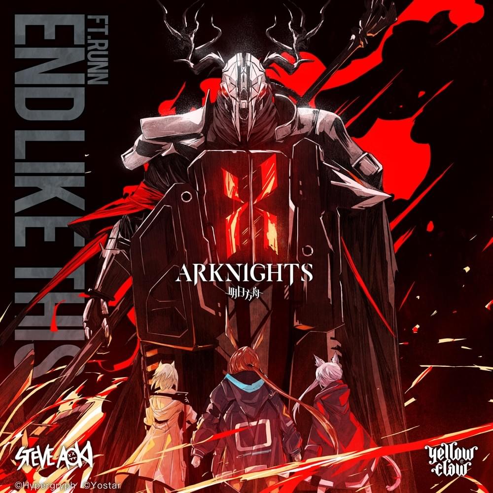 Album cover art for "End Like This" by Steve Aoki & RUNN