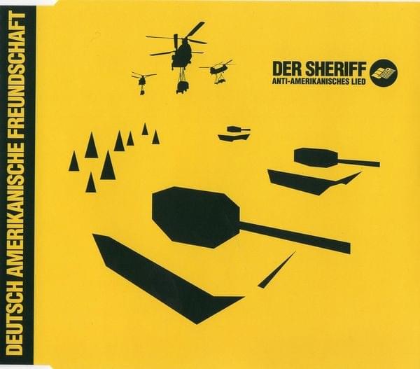 Album cover art for "Der Sheriff" by DAF