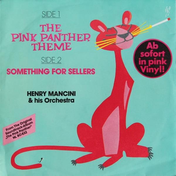 Album cover art for "The Pink Panther Theme" by Henry Mancini