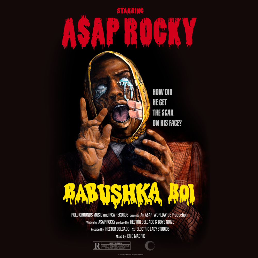 Album cover art for "Babushka Boi" by A$AP Rocky