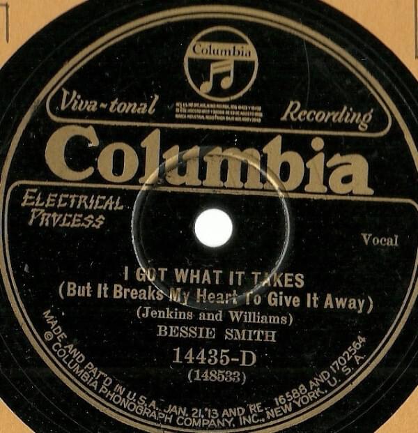 Album cover art for "I’ve Got What It Takes (but It Breaks My Heart to Give It Away)" by Bessie Smith